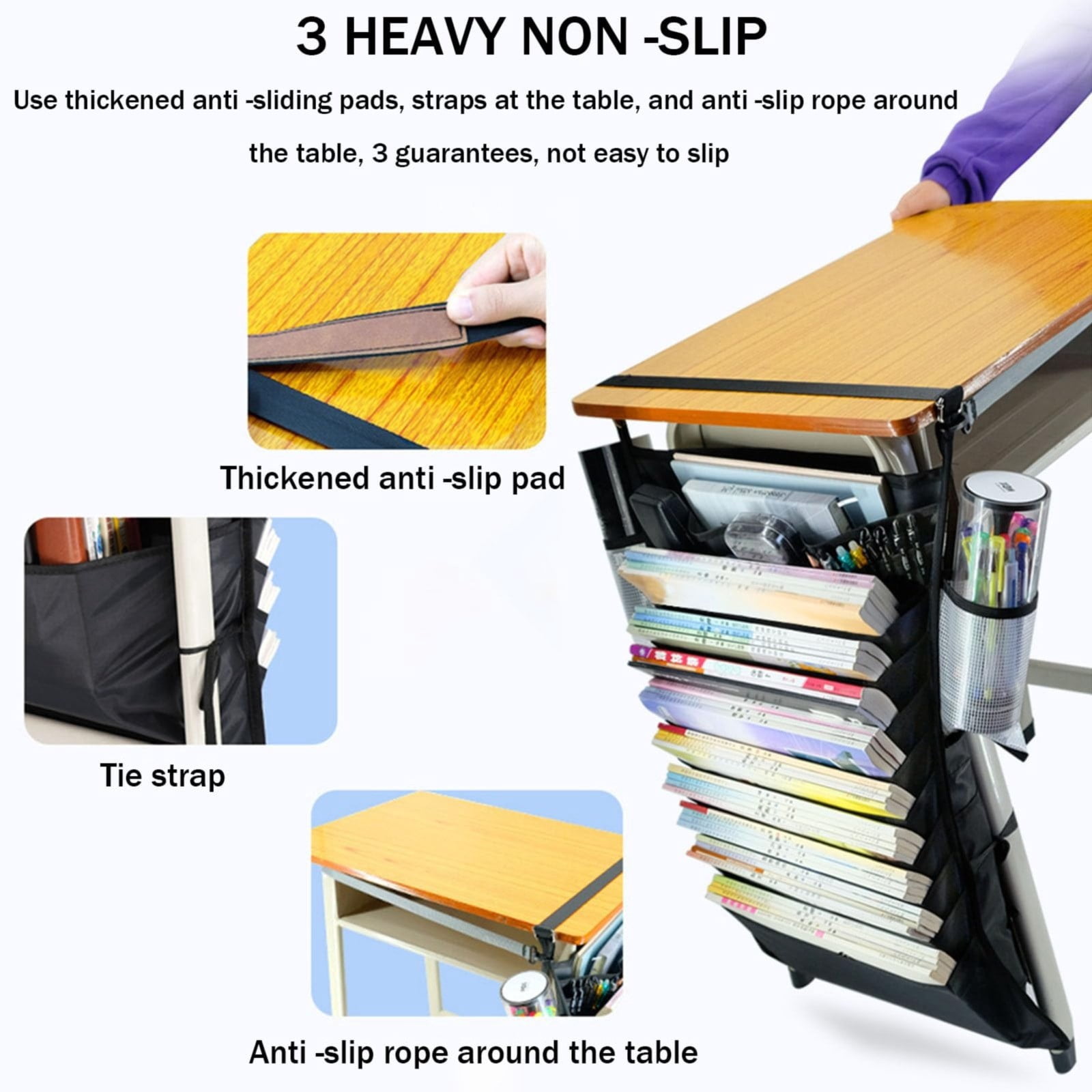 A4 Letter Size Expanding Accordion File Folder Multi Pocket Waterproof Document Organizer Portable Paper Storage Wallet For Office Business Household File Sorting