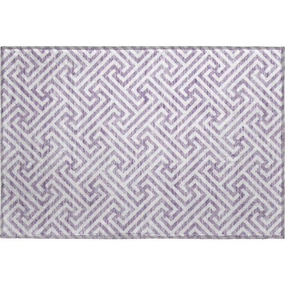 Dalyn Rugs Premium Machine Washable Mayfield AMF731 Purple 1'8" x 2'6" Rug