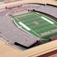 thumbnail image 3 of Brown Mississippi State Bulldogs 3D StadiumViews Picture Frame, 3 of 5