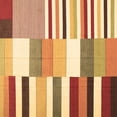 thumbnail image 1 of Ahgly Company Indoor Square Patchwork Brown Transitional Area Rugs, 4' Square, 1 of 4