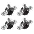 thumbnail image 1 of Unique Bargains 26 to 30mm Rigid Pipe Strap Clamps, Pipe Bracket Tube Clips 4 Pack, 1 of 5