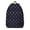 Black-105, variant on Chic Checkered Backpack, Oxford Build with Adjustable Ergonomic Straps, Spacious Enough for Daily Use