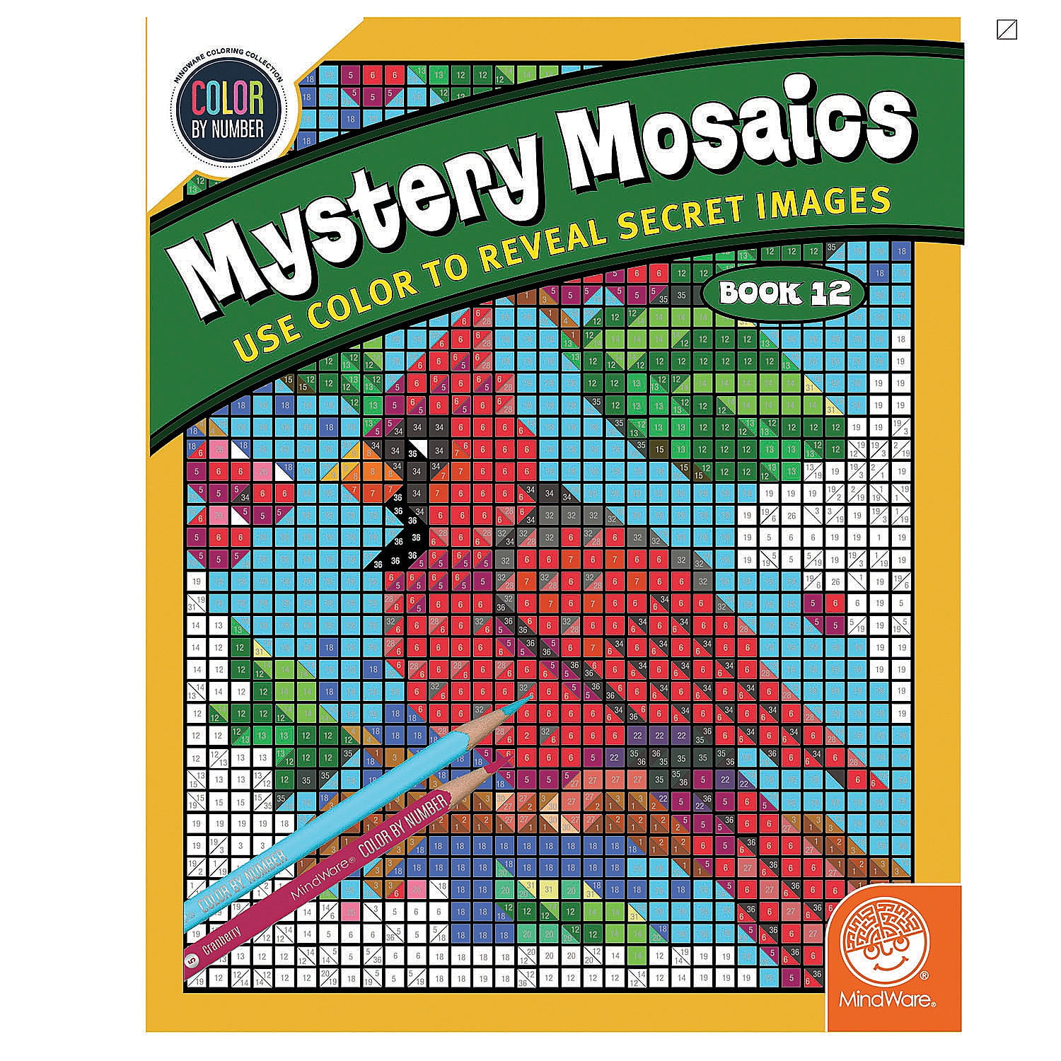 Color By Number Mystery Mosaics: (Book 12) - Walmart.com