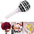 thumbnail image 2 of Whoamigo Flower Bouquet Holder Floral Handle Wedding Bridal Bouquet Handle,Valentine's Day Gift Preparation, 2 of 10