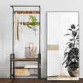 thumbnail image 4 of CONGUILIAO 65" × 24" Mirror Full Length Mirror Floor Mirror Full Length Standing Mirror Large Rectangle Leaner Mirror Full Body Black Mirror, 4 of 10