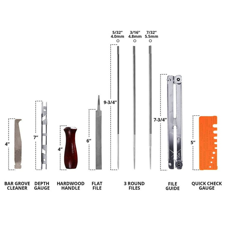 Stihl Chainsaw File Size Chart Unique Design www.ded3580