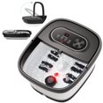 thumbnail image 1 of Masajeador Foot Spa Snailax con calor, plegable, 8 rodillos, 1 of 8