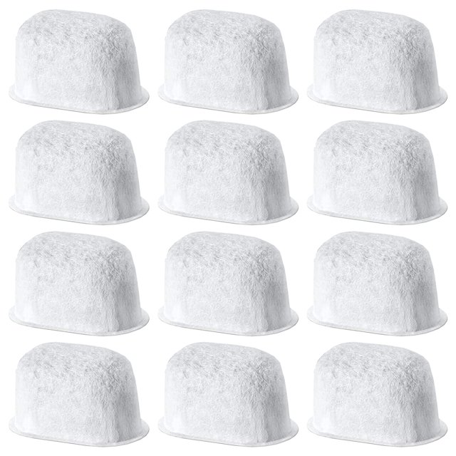 Premium 12-Pack Replacement Water Filter for Breville BWF100 BES870 BES810 BES990 BES980 BES920 BES900XL BES870XL BES860XL BES840XL BKC600XL Charcoal Water Filters Cartridge