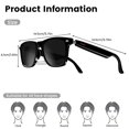 thumbnail image 4 of Gafas Bluetooth inteligentes Yeabomy Touch Control UV Black, 4 of 7