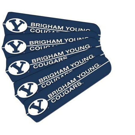 

Ceiling Fan Designers 7990-BYU 52 in. New NCAA Brigham Young Cougars Ceiling Fan Blade Set
