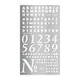 thumbnail image 1 of KLKCMS Metal Journal Stencil Drawing Stencil for Diary Monthly Spread Habit Tracker Style B, 1 of 8