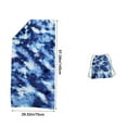 thumbnail image 3 of W-58 Blue Convertible Beach Towel To Backpack Microfiber Fast Dry Lightweight Foldable Design For Travel Pool Beach Multi Use Spacious Storage #5A88y, 3 of 6
