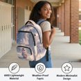thumbnail image 3 of HELLHERO Cute Cartoon Baby Penguin Print Lightweight Casual Daypack for High School Middle School, Padded Shoulder Straps Multi Pocket 600D Polyester Shoulder Bookbag, 3 of 7