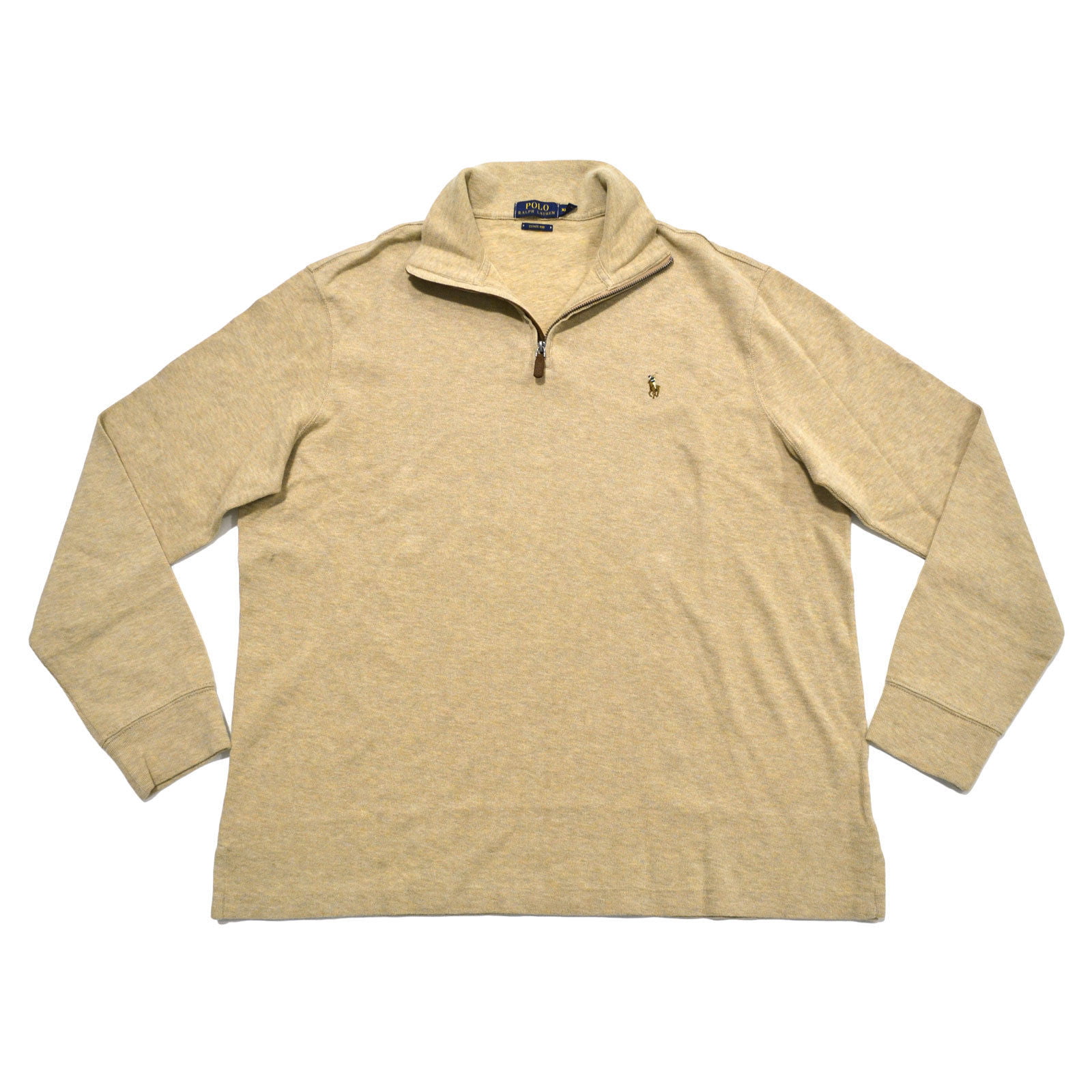 Polo Ralph Lauren Mens Cotton 1/4 Zip Pullover Sweater 