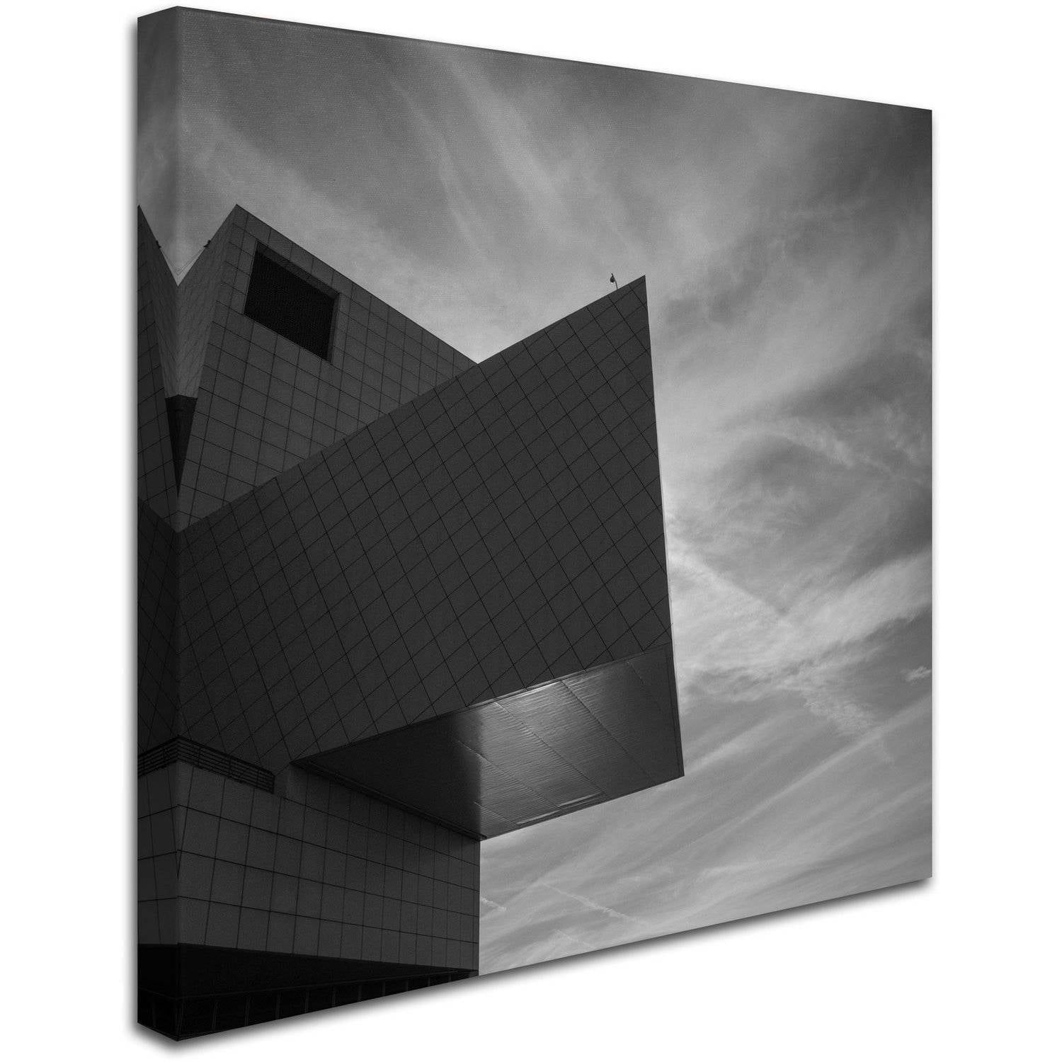 Trademark Fine Art "Rock and Roll Hall of Fame Abstract" Canvas Art by Kurt Shaffer