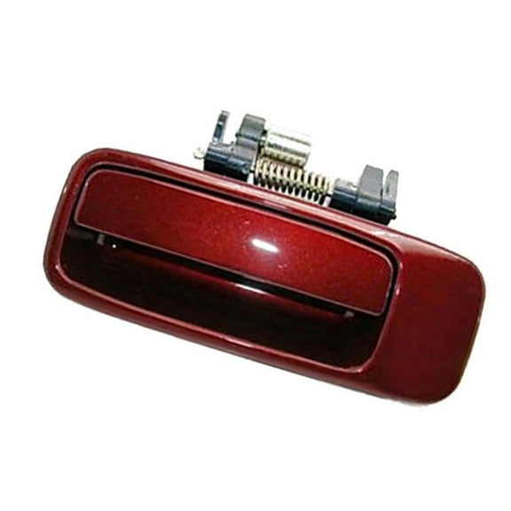MotorKing Rear Left Driver Side Exterior Outside Door Handle Compatible with 97-01 Toyota Camry 3N6 Vintage Red Pearl 1997 1998 1999 2000 2001