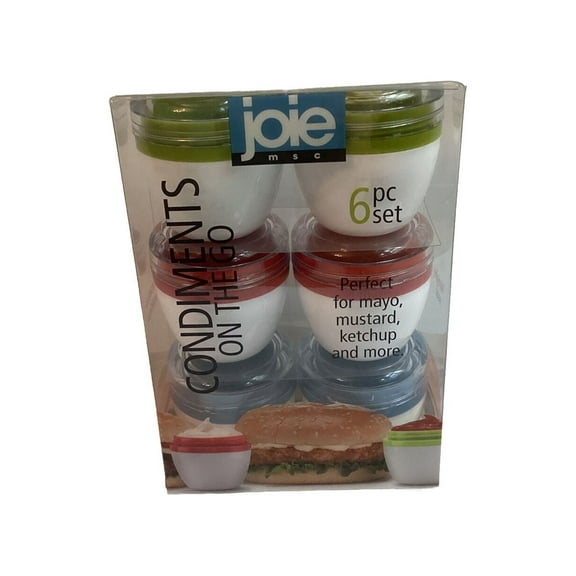 Joie MSC - Small Condiments On The Go Containers - Set of 6