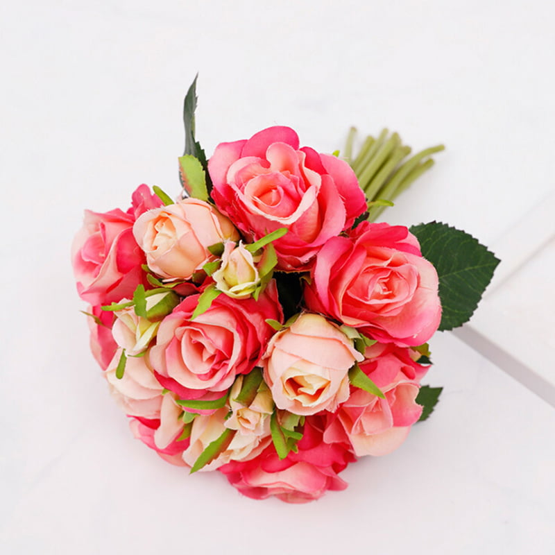 19 Large Small Luxury Pearl On Wire Pick Weddings Bouquet Foam Flowers 