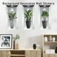 thumbnail image 2 of AUQ 3-Pcs 3D Wall Decals,Peel and Stick Removable PVC Stickers,, Easy Install Realistic Potted Plant Art Decorative Wall Stickers for Living Room,Bedroom,Office, 2 of 4