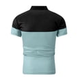 thumbnail image 4 of Mens Shirts Gifts for Men Charming Men's Shirt Super Light Short Sleeve Casual Men's Wear Light Blue Cotton Blend S, 4 of 4