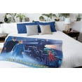 thumbnail image 2 of Polar Express Train Christmas Film Poster Silk Touch Throw Blanket, 2 of 4