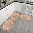 thumbnail image 2 of Boho Kitchen Rugs Sets of 2,Vintage Washable Anti Fatigue Kitchen Runner Mats for Floor, Non Slip Comfort Standing Holiday Decor Mat for Sink, Laundry, Office 17"x 47"+17"x 30", 2 of 6