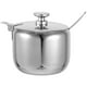 thumbnail image 5 of Recipiente de acero inoxidable para condimentos con tapa y cuchara, redondo, para azúcar, para cocina, café y té, para el hogar, 250 ml, 5 of 8