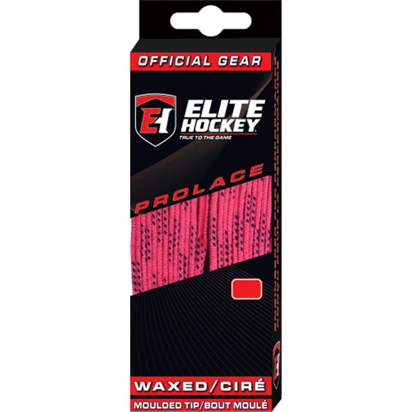 Elite Hockey Prolace - Cordones Encerados Para Patines De Hockey (Rosa 120 Pulgadas)