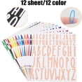 thumbnail image 5 of HAOAN 24Sheets 400pcs Large Letter & Number Stickers 2.5 Inch Self Adhesive Letters Stickers Big Font Stickers, 5 of 5