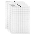 thumbnail image 1 of MesaSe Replacement Cutting Mat Transparent Adhesive Cricut Mat Mat with Measuring Grid 8 by 12-Inch for Silhouette Cameo Cricut Explore Plotter Machine 5PCS, 1 of 7