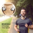 thumbnail image 6 of Small Bluetooth Headphones Wrap Around Head - Sports Wireless Headset with Built in Microphone and Crystal-Clear Sound, Foldable and Carried in The Purse, and 12-Hour Battery Life, 6 of 6