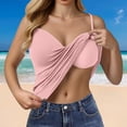 thumbnail image 5 of Camisole Tops for Women 2 PCs Built in Padded Bra Sweetheart Neck Adjustable Spaghetti Strap Cotton Cami Tank Tops Undershirts Comfy Bodycon Sleeveless Tank Top Daily Running Yoga Tops, S 3XL, 5 of 8