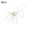 White, variant on Sea Urchin Soft Bait,Tentacle Creature Lure,Finesse Lifelike Fishing Lures with Multiple Tentacles,Artificial Squirm Fuzzy Dice Fishings Soft Lure Baits for Bass,Crappie & Panfish,for Saltwater,Shore