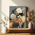 thumbnail image 6 of Abstract Boho Leaf Canvas Print, Minimalist Botanical Art, Mid Century Modern Neutral Wall Decor, 6 of 8