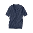 thumbnail image 2 of Woman Within Plus Size Perfect Elbow-Length Sleeve Cardigan Sweater, 2 of 6
