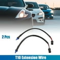 thumbnail image 2 of 2pcs DC 12V T10 Extension Wiring Harness Car LED Light Socket Connector, 2 of 6