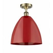 Innovations Lighting - Plymouth Dome - 1 Light Semi-Flush Mount In Industrial