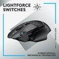 thumbnail image 3 of Logitech G502 X LIGHTSPEED Wireless Gaming Mouse - Optical mouse with LIGHTFORCE hybrid optical-mechanical switches - Black, 3 of 4