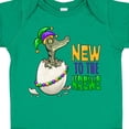 thumbnail image 4 of Inktastic New to the Krewe Mardi Gras Baby Alligator Boys or Girls Baby Bodysuit, 4 of 5