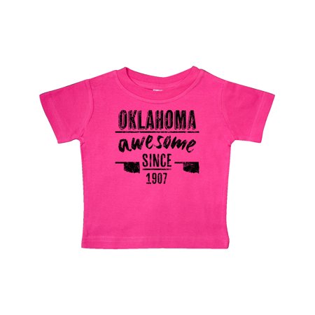 

Inktastic Oklahoma Awesome Since 1907 Gift Baby Boy or Baby Girl T-Shirt