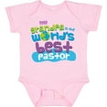thumbnail image 3 of Inktastic Grandpa Worlds Best Pastor Boys or Girls Baby Bodysuit, 3 of 5