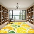 thumbnail image 2 of ODIKA 4'x6' Machine Washable Non-Slip Area Rug, Graphic Yellow High Traffic Rug, Yellow, 1068435, 2 of 7