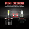 thumbnail image 2 of CHUSYYRAY H13/9008 LED Headlight Bulbs Kit High Low Beam 6000K Super Bright White, 2 Pack, 2 of 10