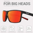thumbnail image 3 of MAXJULI Polarized Big Sunglasses for Men Women with Big Heads 8125, 3 of 6
