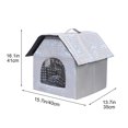 thumbnail image 3 of PALIFEUR Fournitures pour Animaux Lit Rafraîchissant d'Été pour Animaux et Chiens - Maison Climatisée Pliable pour Animaux - Blocs Réfrigérants Faits Maison pour Lit Réfrigérant Fournitures pour Chiens, 3 of 9