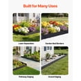 thumbnail image 6 of VEVOR Galvanized Steel Landscape Edging, 6-Pack 40 x 8.15 Inch Metal Edging for Landscaping with Gloves, Easy-to-Install, Heavy Duty Metal Garden Edge Border for Flower Bed, Yard Pathway, 6 of 9