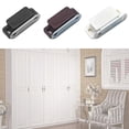 thumbnail image 3 of 10 Uds Mini gabinete de plástico cerradura magnética pestillo puerta persiana muebles para el hogar, 3 of 5
