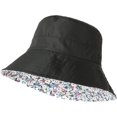 thumbnail image 3 of CoCopeaunts Summer Casual Bucket Hat for Women Wide Brim Outdoor Travel Sunscreen Fisherman Hat Ladies Floral Cotton Sun Cap, 3 of 8
