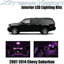 XtremeVision Interior LED for Chevy Suburban 2007-2014 14 pcs Pink Interior LED Kit   Installation Tool