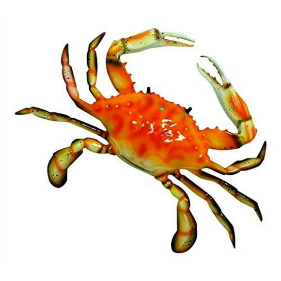 Charlotte International Coastal Maryland 10 Inch Steamed Red Crab Beach Bath Hall or Nursery Wall